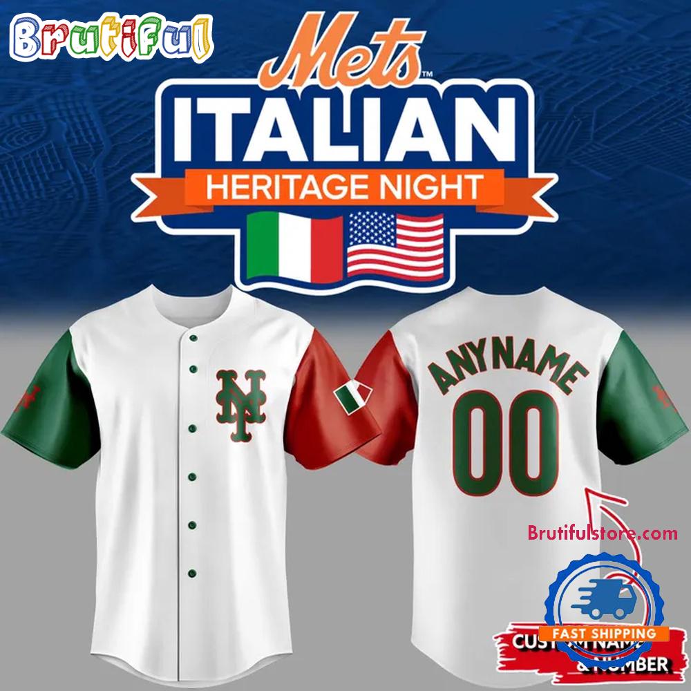 New York Mets 2026 Italian Heritage Celebration Limited Edition Jersey Shirt