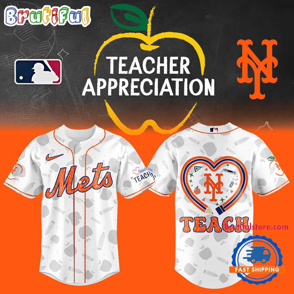New York Mets Teacher Appreciation 2025 Limited Jersey Shirt