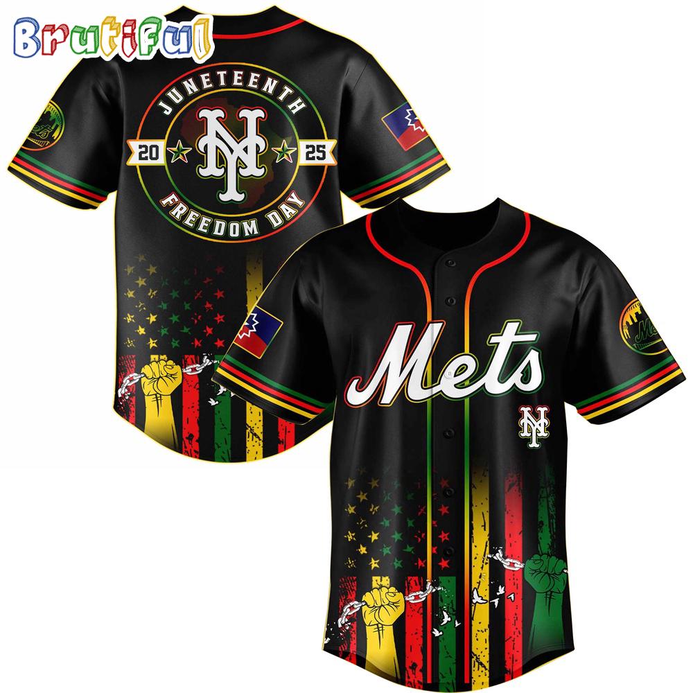 New York Mets X Juneteenth Day 2025 Baseball Jersey