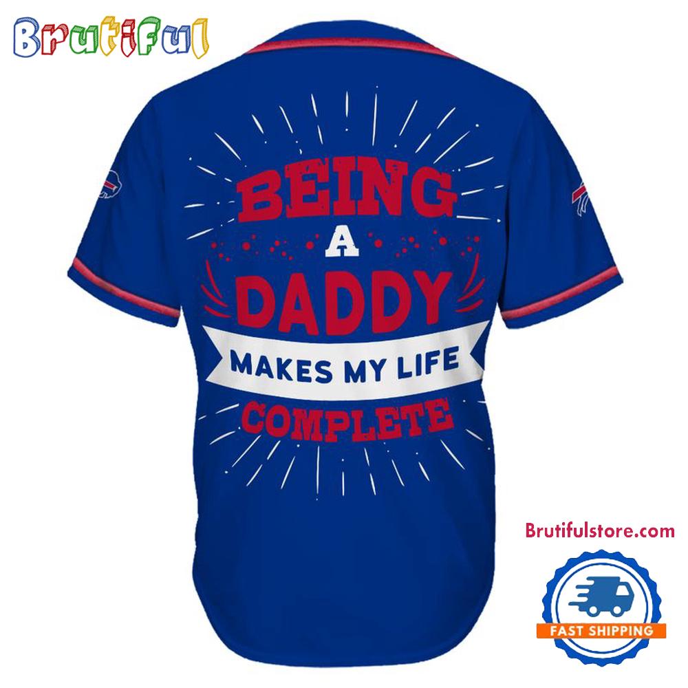 NFL Buffalo Bills Football Being A Daddy Father's Day Baseball Jersey