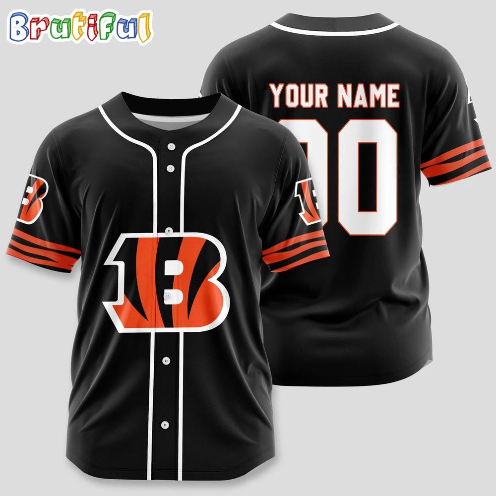 NFL Cincinnati Bengals Limited Edition Personalized Baseball Jersey