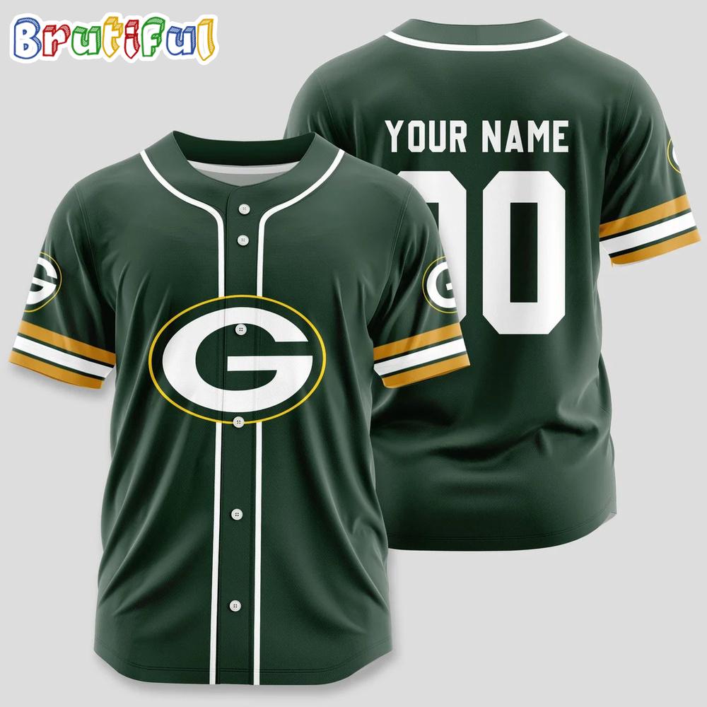 NFL Green Bay Packers Limited Edition Personalized Baseball Jersey