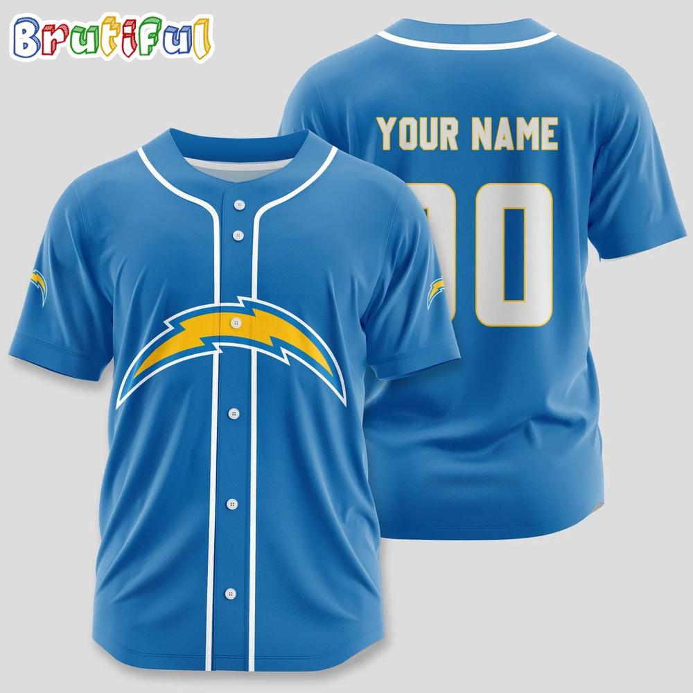 NFL Los Angeles Chargers Limited Edition Personalized Baseball Jersey