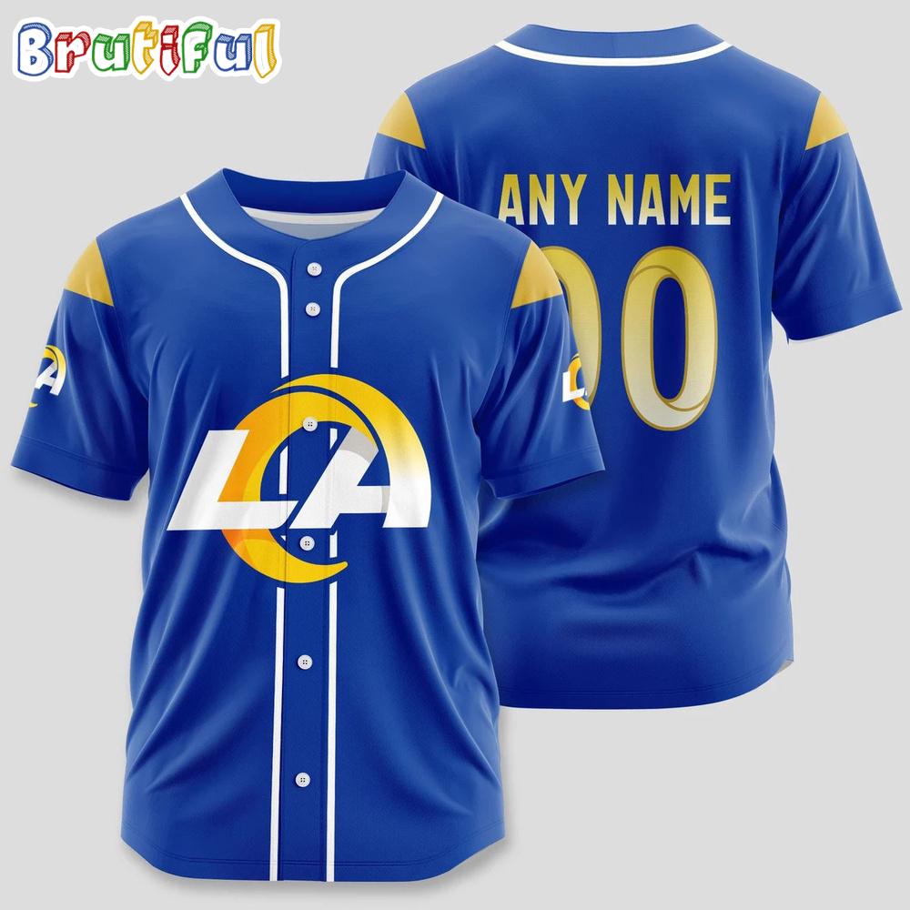 NFL Los Angeles Rams Limited Edition Personalized Baseball Jersey