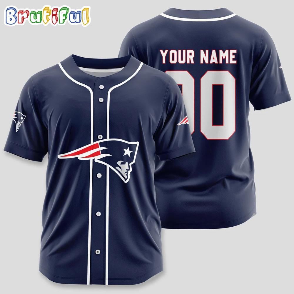 NFL New England Patriots Limited Edition Personalized Baseball Jersey