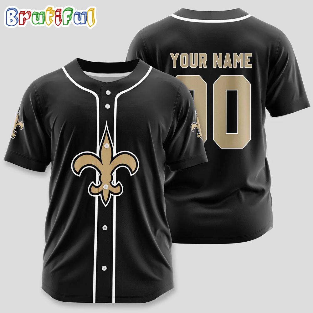 NFL New Orleans Saints Limited Edition Personalized Baseball Jersey