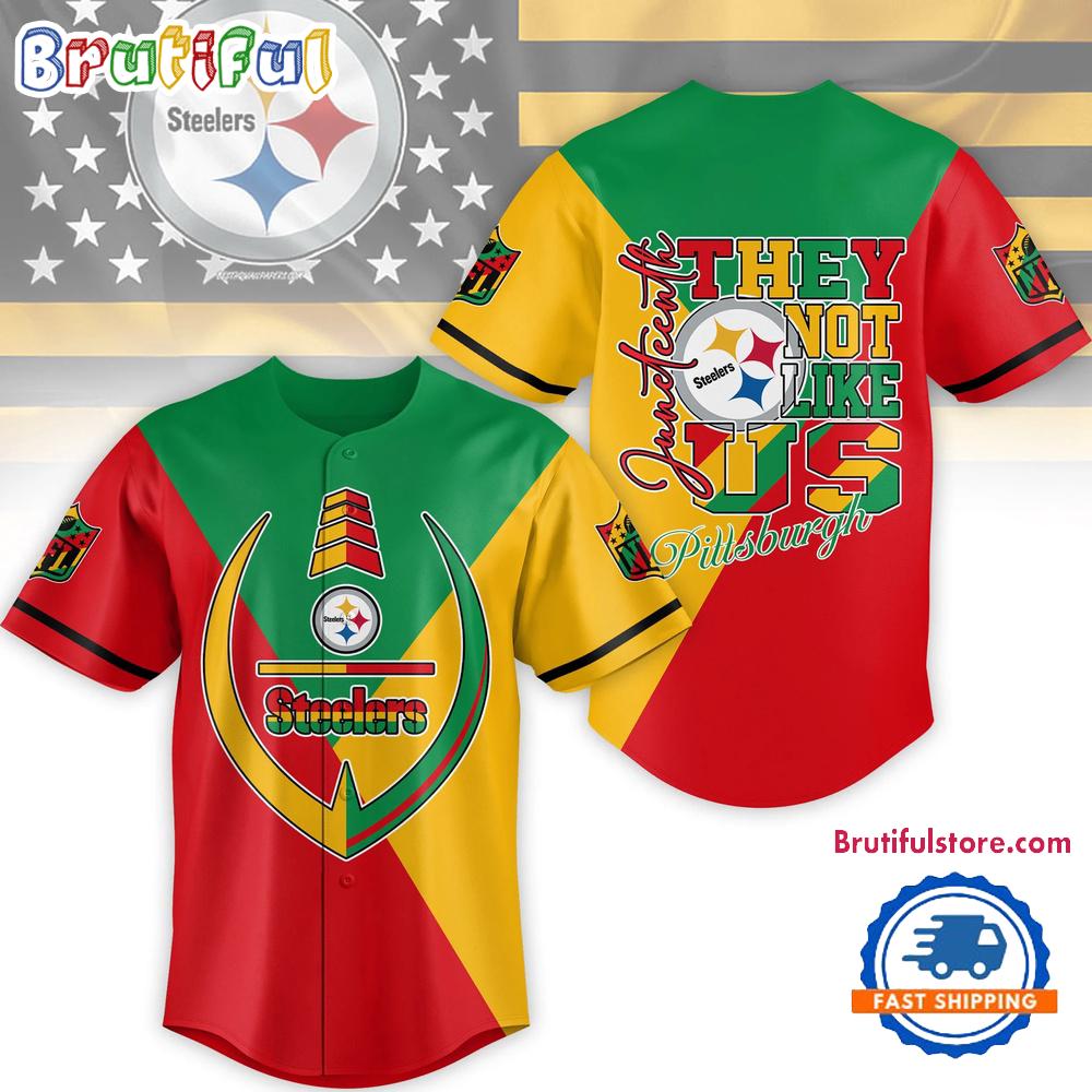 NFL Pittsburgh Steelers Juneteenth Month They Not Like US Baseball Jersey