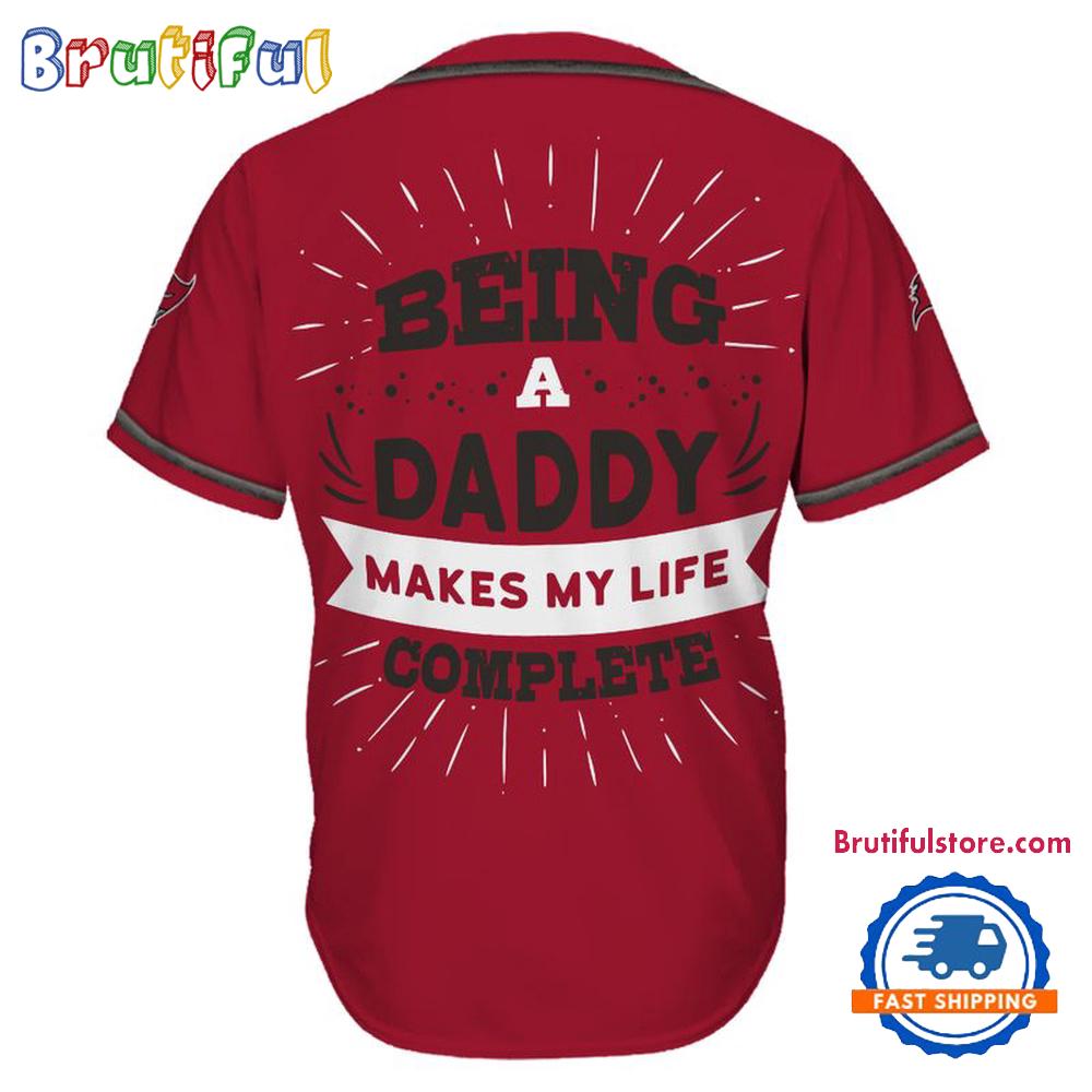 NFL Tampa Bay Buccaneers Football Being A Daddy Father's Day Baseball Jersey