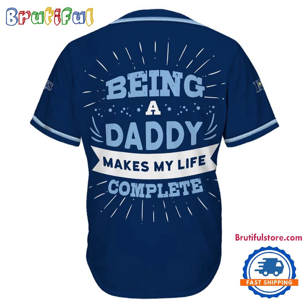 NFL Tampa Bay Rays Football Being A Daddy Father's Day Baseball Jersey