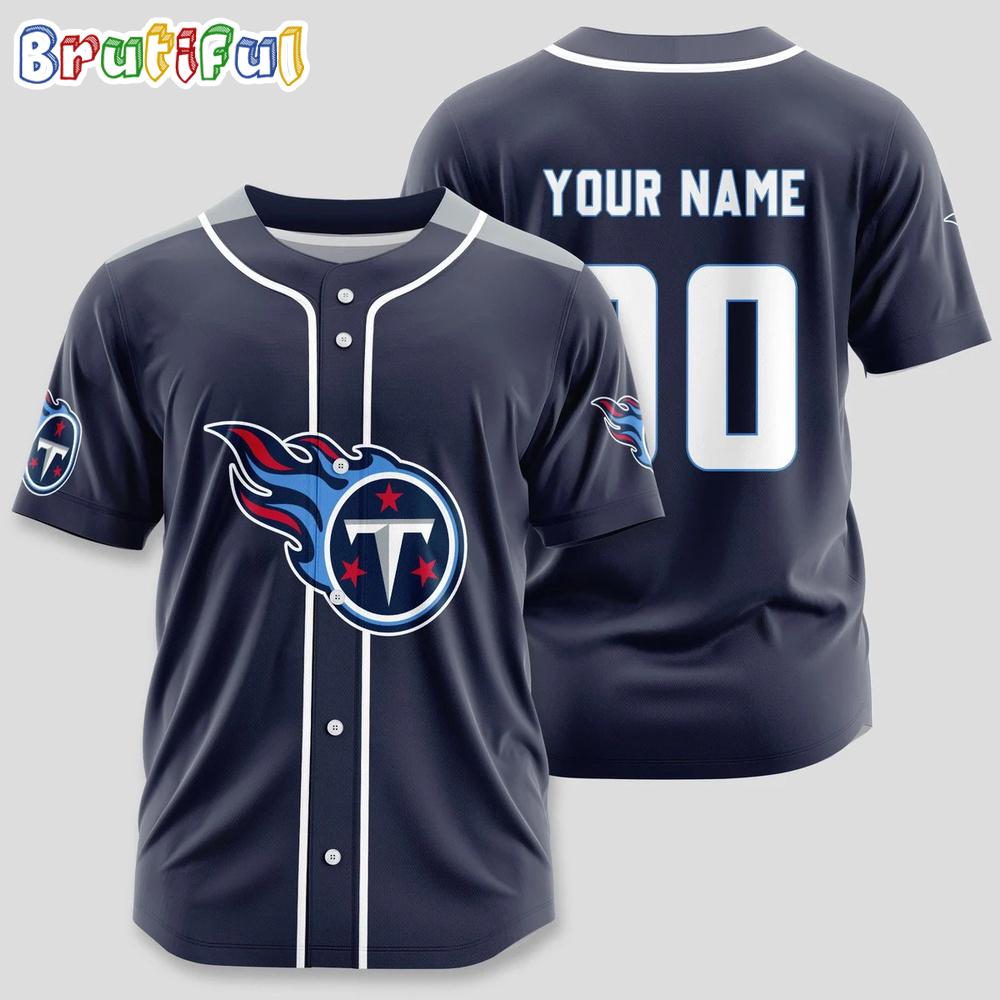 NFL Tennessee Titans Limited Edition Personalized Baseball Jersey