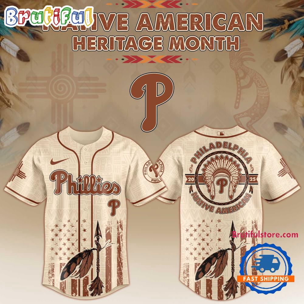 Philadelphia Phillies Native American Heritage Limited Baseball Jersey