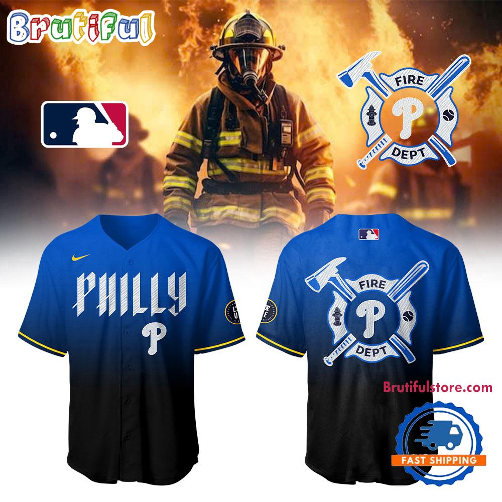 Philadelphia Phillies x Firefighter Appreciation Night 2025 Limited Jersey Shirt