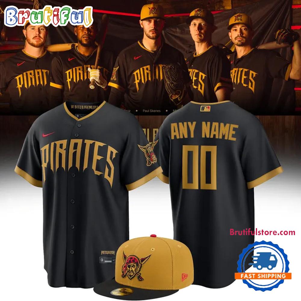 Pittsburgh Pirates 2026 City Connect Stadium Black Baseball Jersey