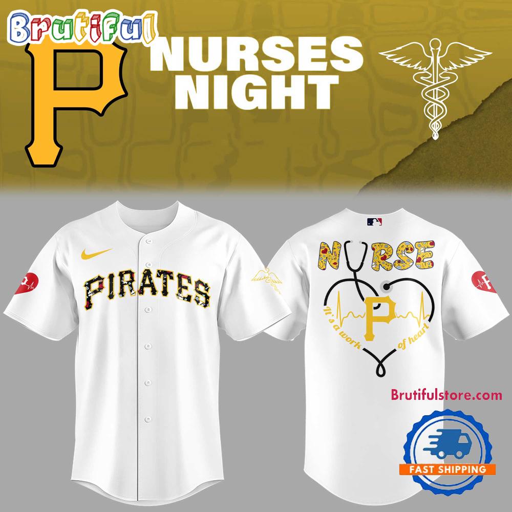 Pittsburgh Pirates Baseball NURSES NIGHT 2025 Jersey Shirt