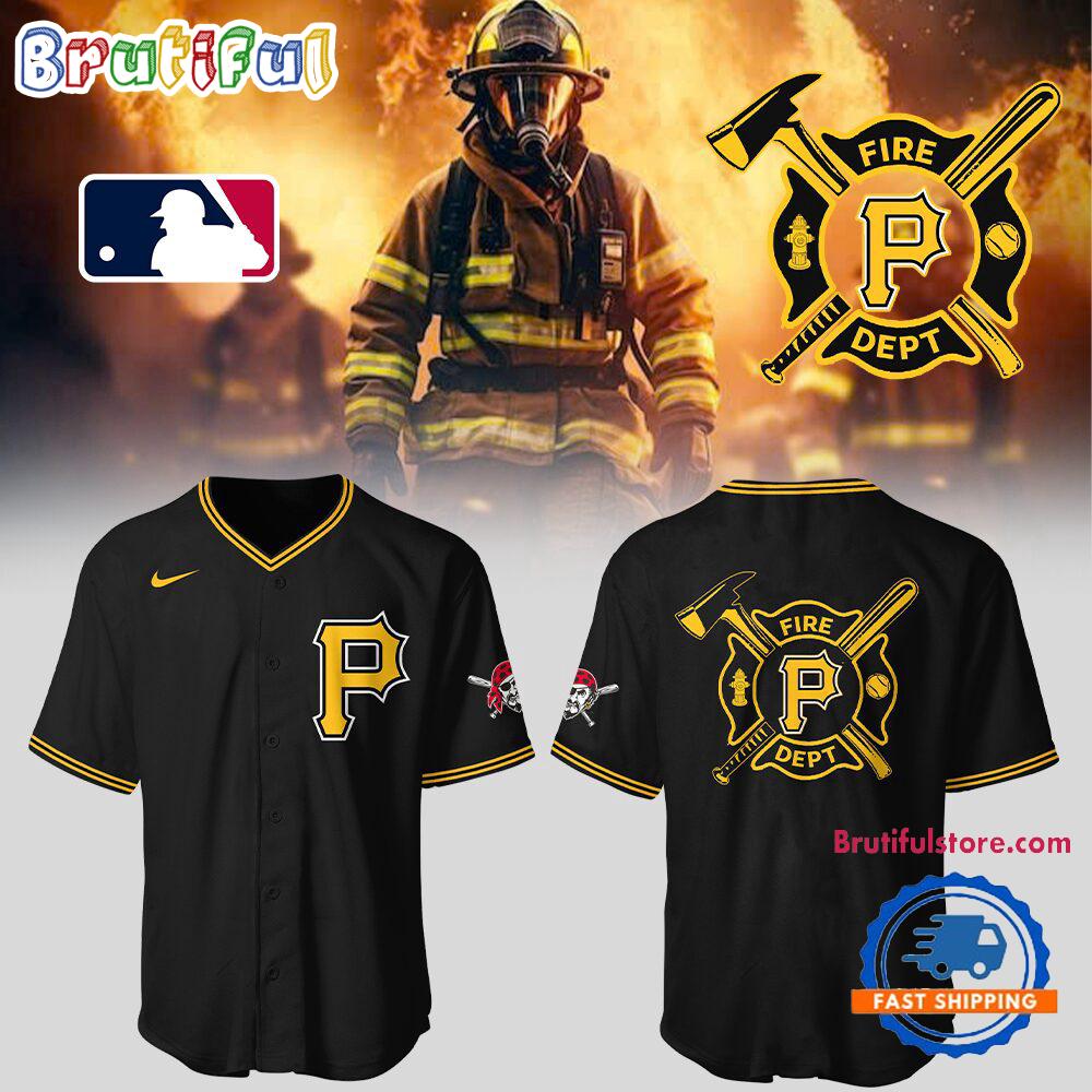 Pittsburgh Pirates x Firefighter Appreciation Night Jersey