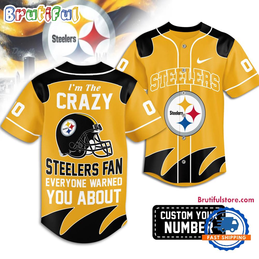 Pittsburgh Steelers 2026 NFL Crazy Football Fan Personalized Jersey Shirt