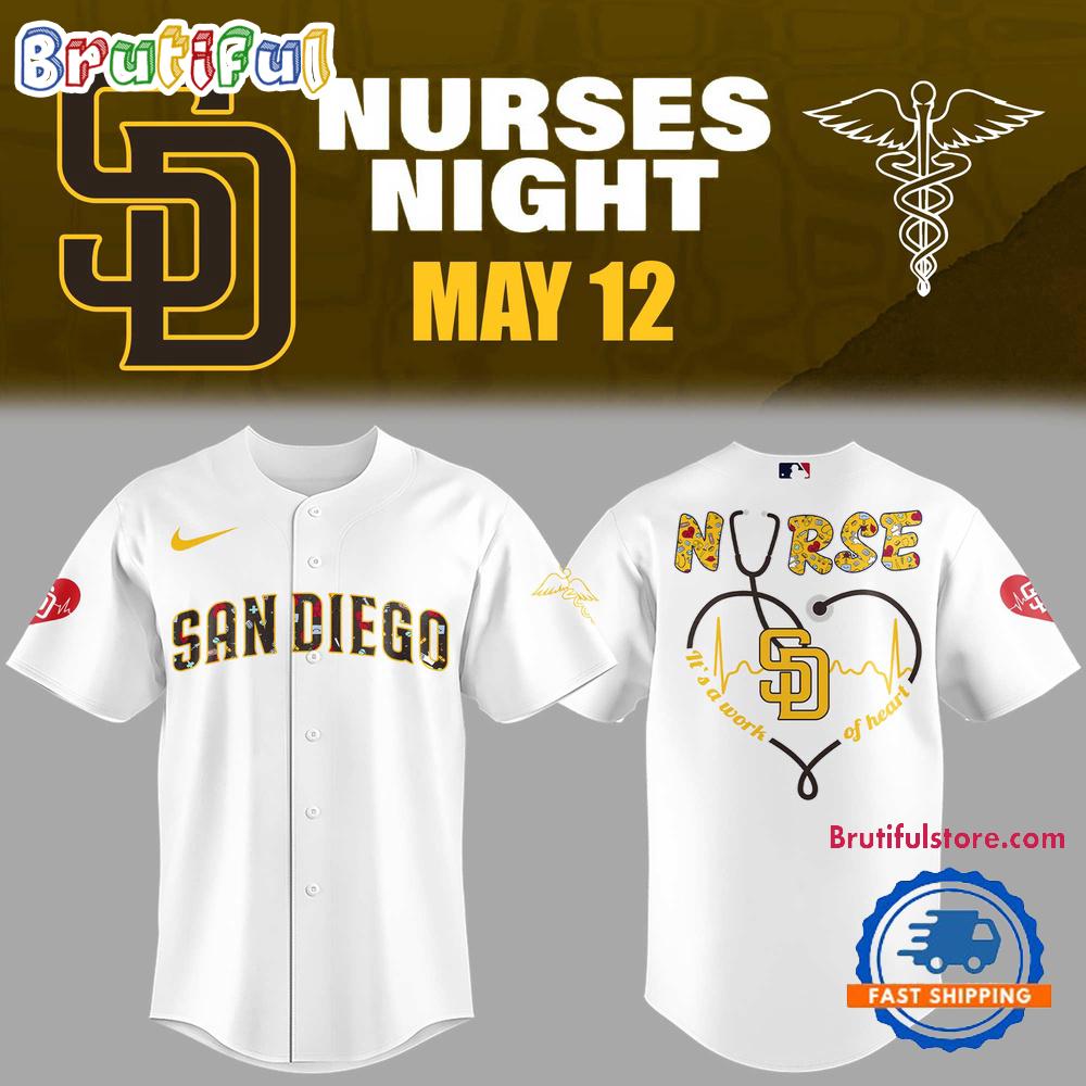San Diego Padres Baseball NURSES NIGHT Jersey Shirt