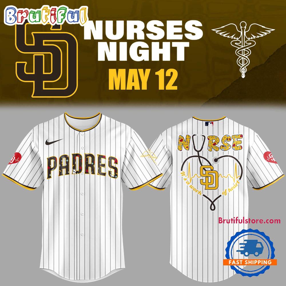 San Diego Padres Baseball NURSES NIGHT Limited Edition Jersey