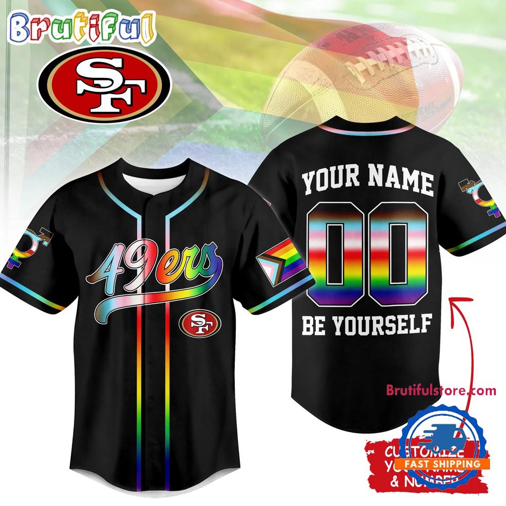 San Francisco 49ers 2026 NFL Pride Month Limited Edition Baseball Jersey