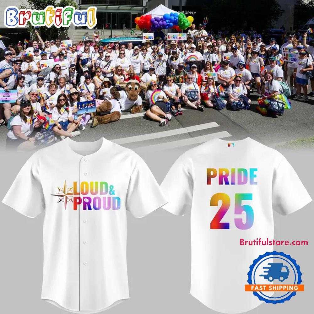Seattle Mariners Special New Pride 25 Baseball Jersey