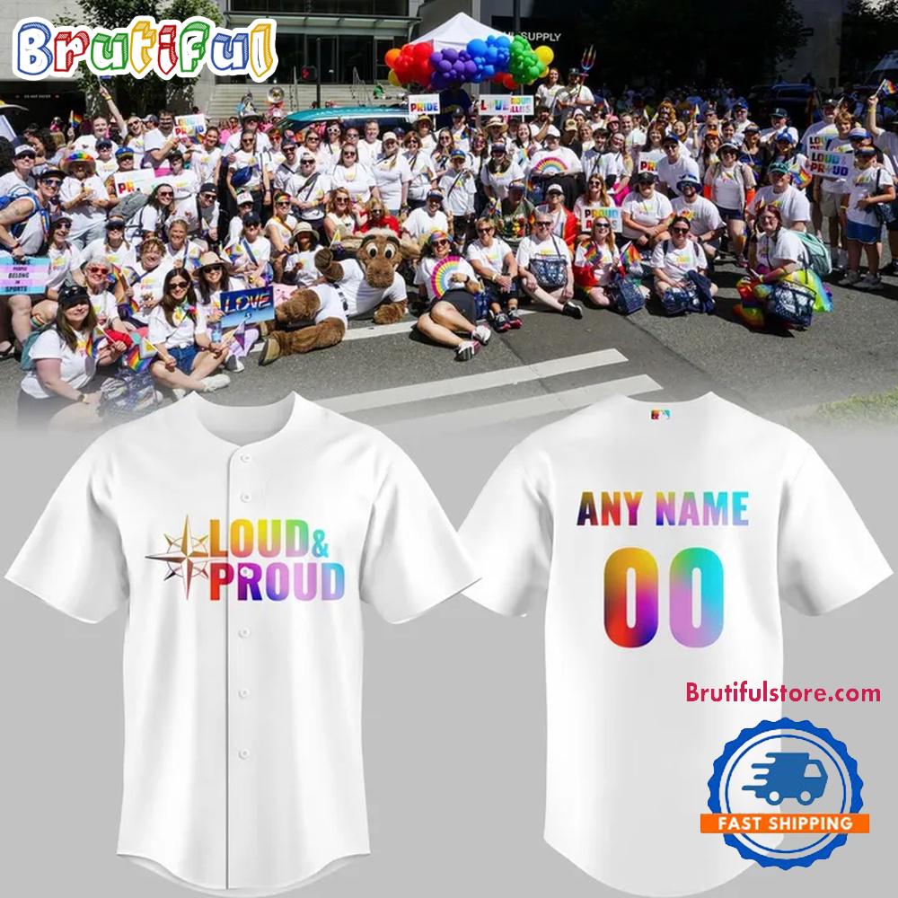 Seattle Mariners Special New Pride 25 Custom Jersey Shirt