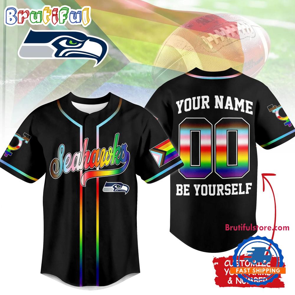 Seattle Seahawks 2026 NFL Pride Month Limited Edition Baseball Jersey