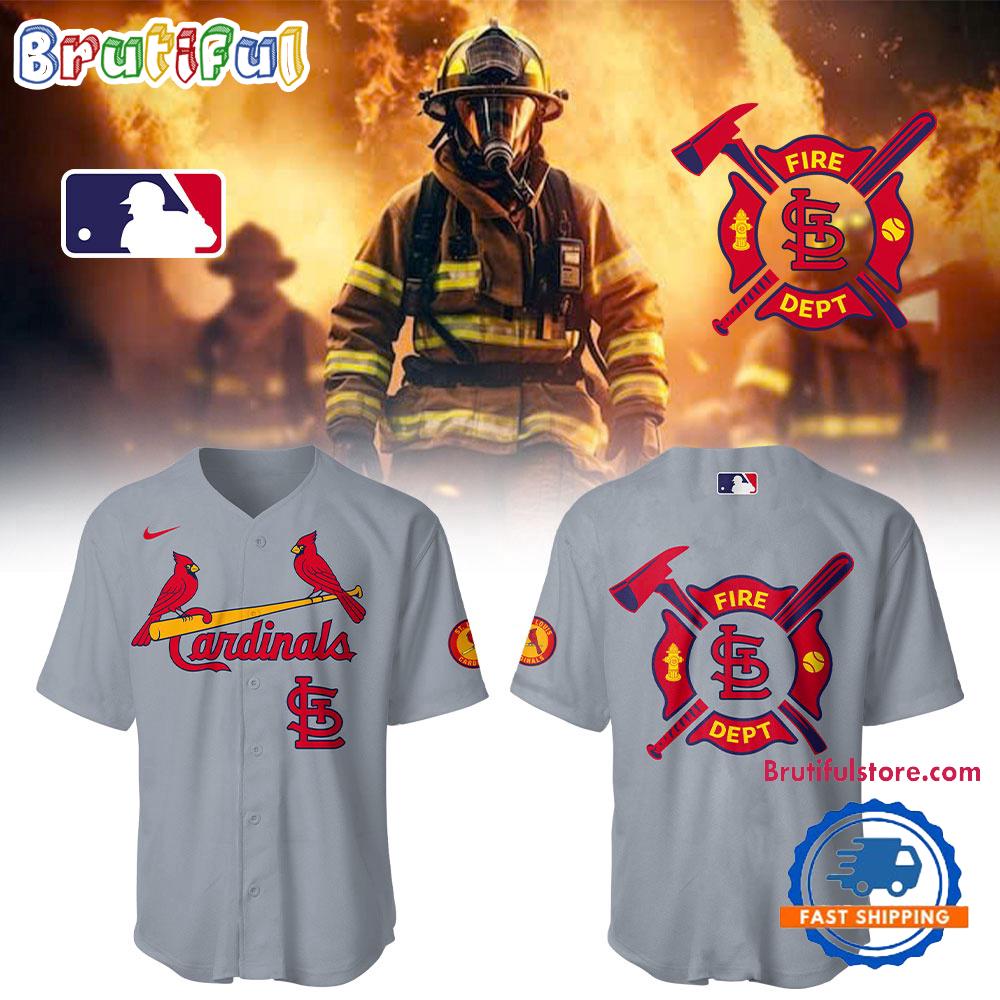 St. Louis Cardinals x Firefighter Appreciation Night 2025 Baseball Jersey