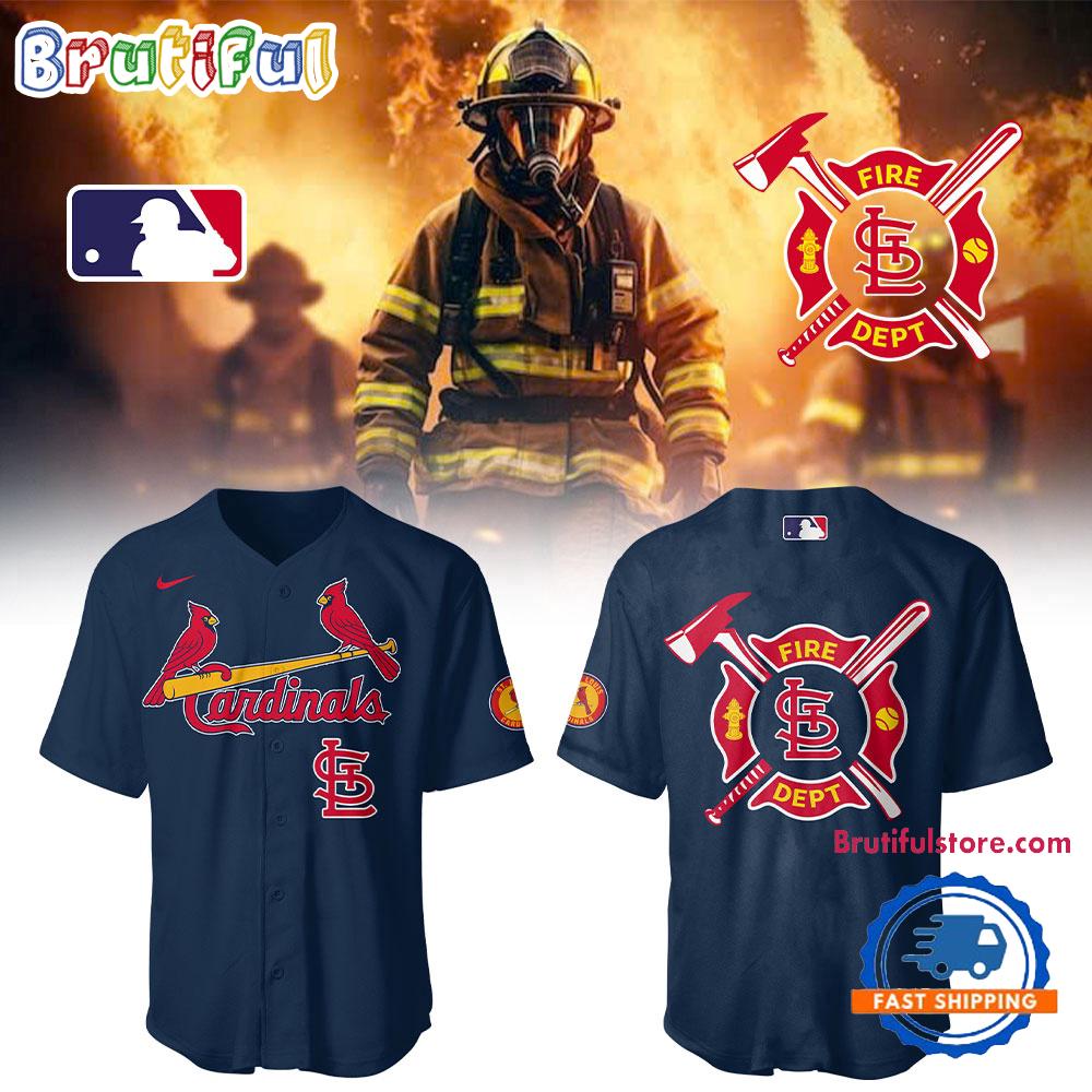 St. Louis Cardinals x Firefighter Appreciation Night New Design Jersey