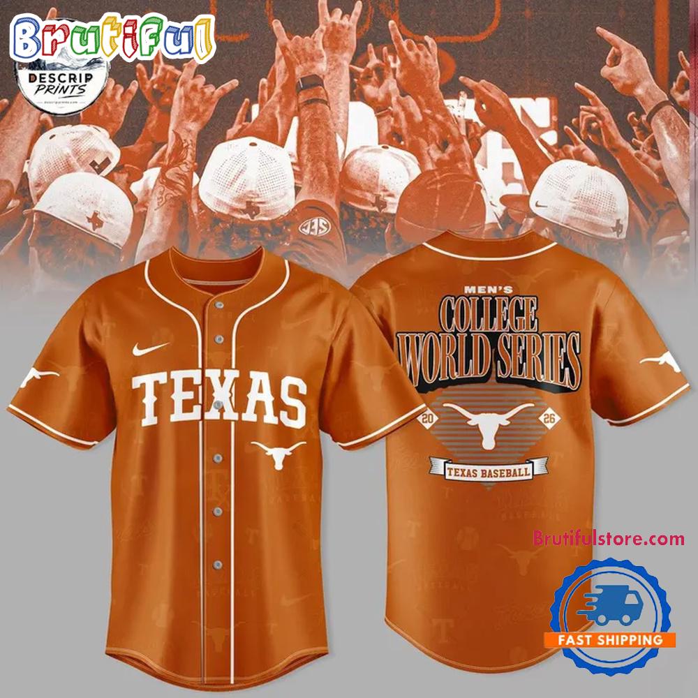 Texas Longhorn Baseball Austin Regional 2026 Champions Jersey Shirt