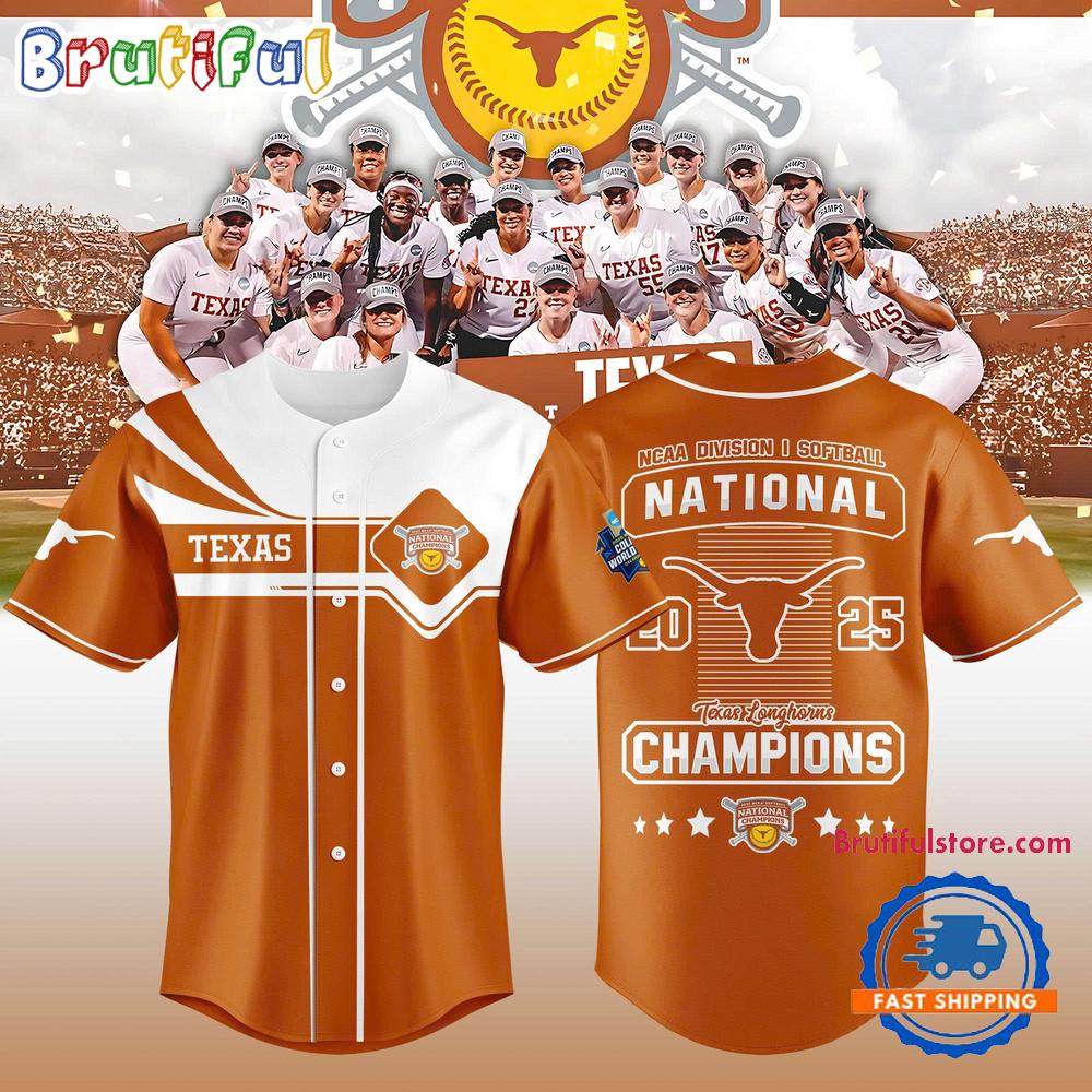 Texas Longhorns 2025 NCAA Softball Women’s College World Series Champions Limited Edition Jersey