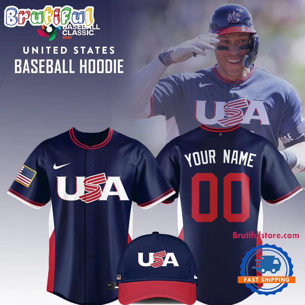 USA Baseball 2026 World Classic Limited Edition Navy Jersey Shirt