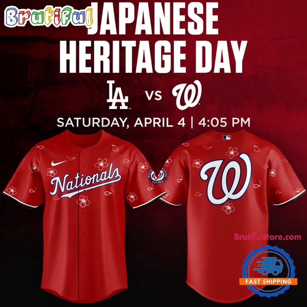 Washington Nationals Japanese Heritage Day Limited Edition Baseball Jersey